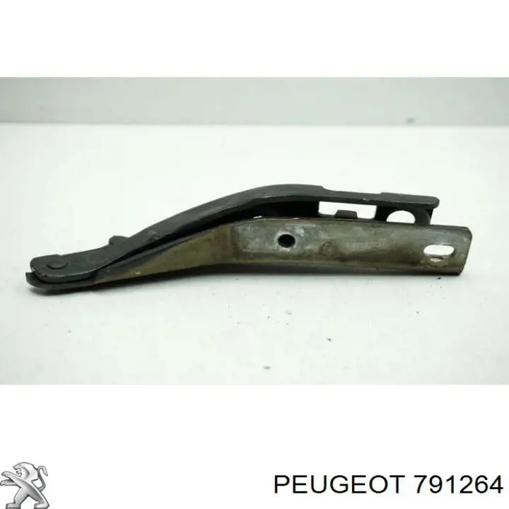 791264 Peugeot/Citroen Bisagra de capot izquierda