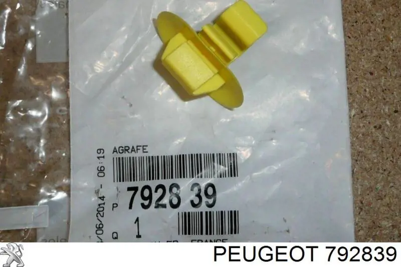 792839 Peugeot/Citroen capo de bloqueo