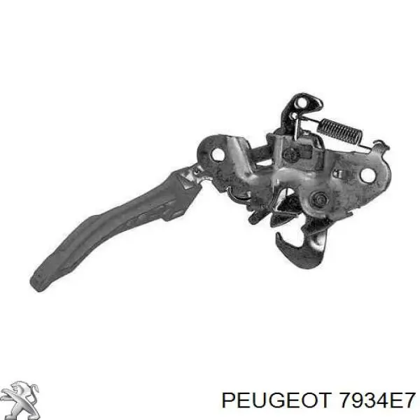 7934E7 Peugeot/Citroen cerradura del capó de motor