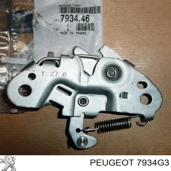 Lengüeta de liberación del capó Citroen C4 2 (B7)