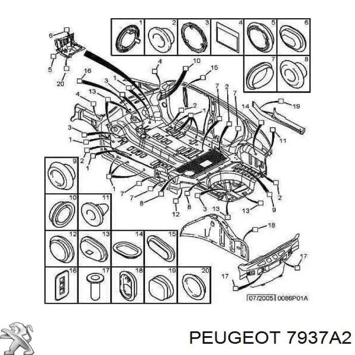  Peugeot/Citroen 7937A2 precio, desde 4,02 EUR