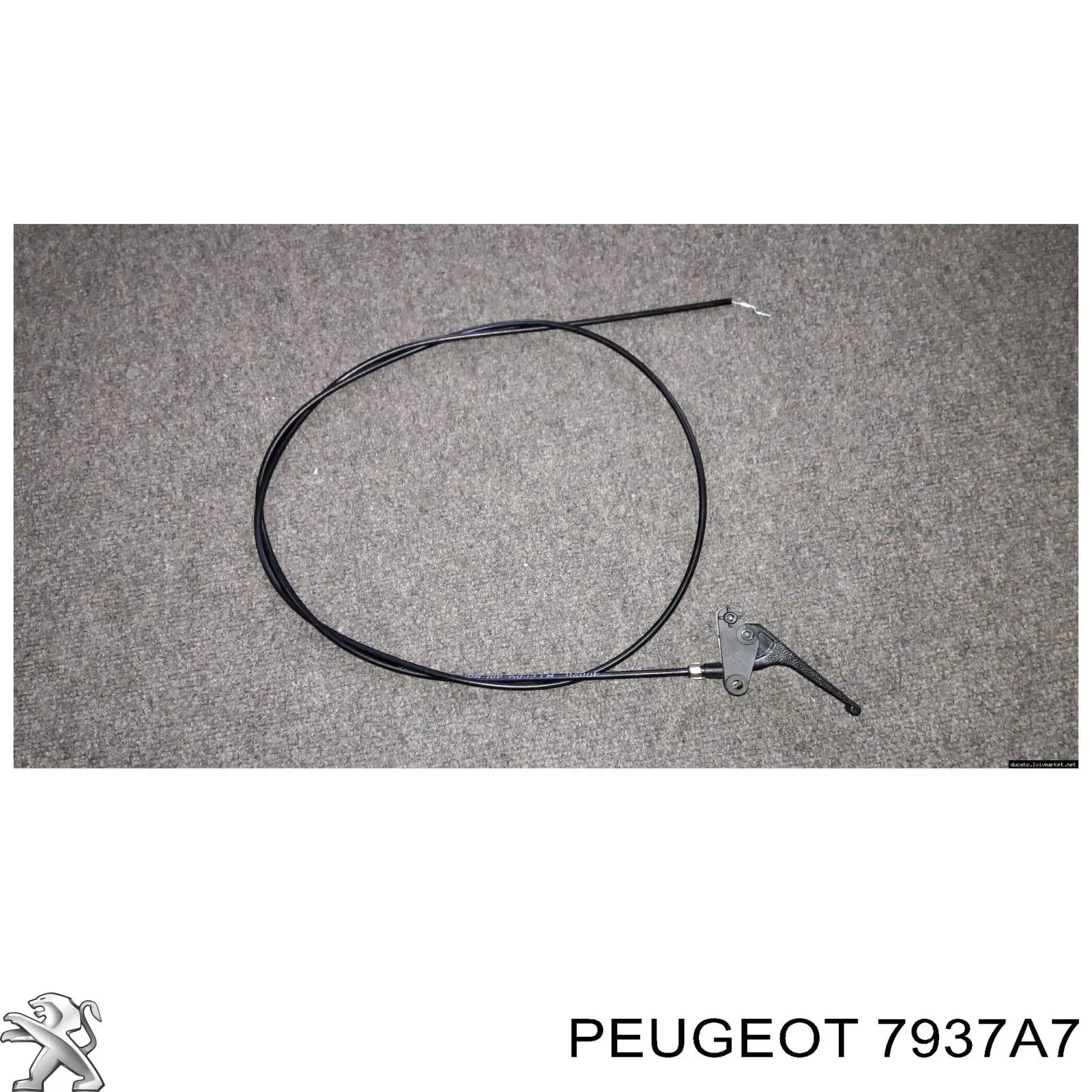 Comprar 7937A7 Peugeot/Citroen Cable de capó del motor