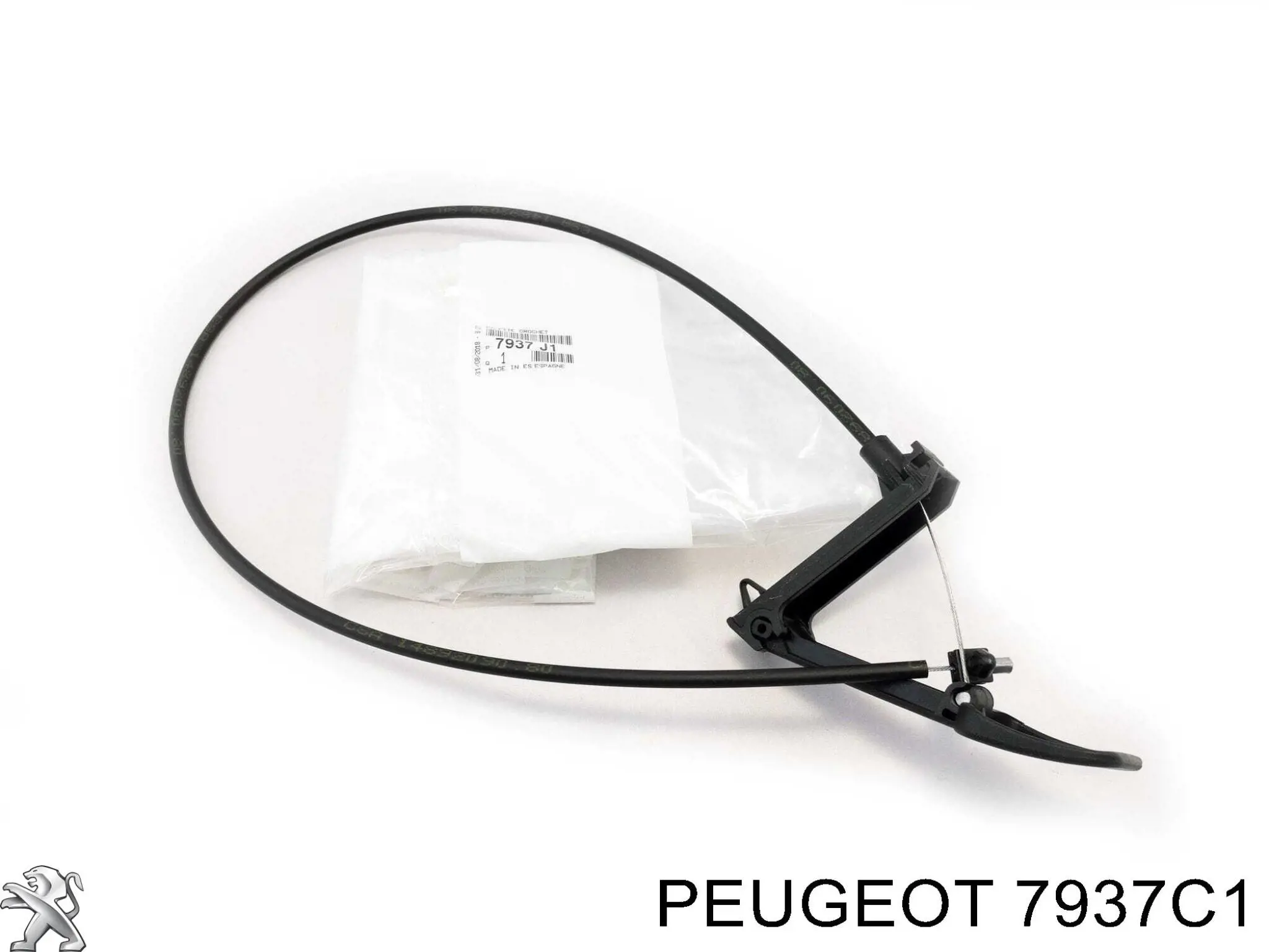 7937C1 Peugeot/Citroen Cable de capó del motor