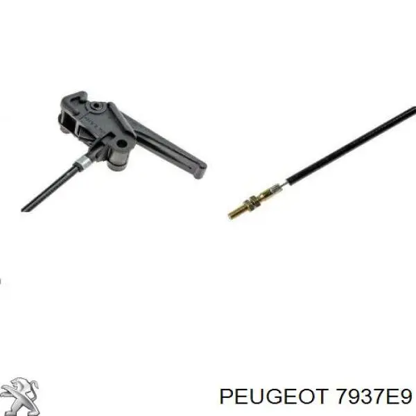 Comprar 7937E9 Peugeot/Citroen Cable de capó del motor