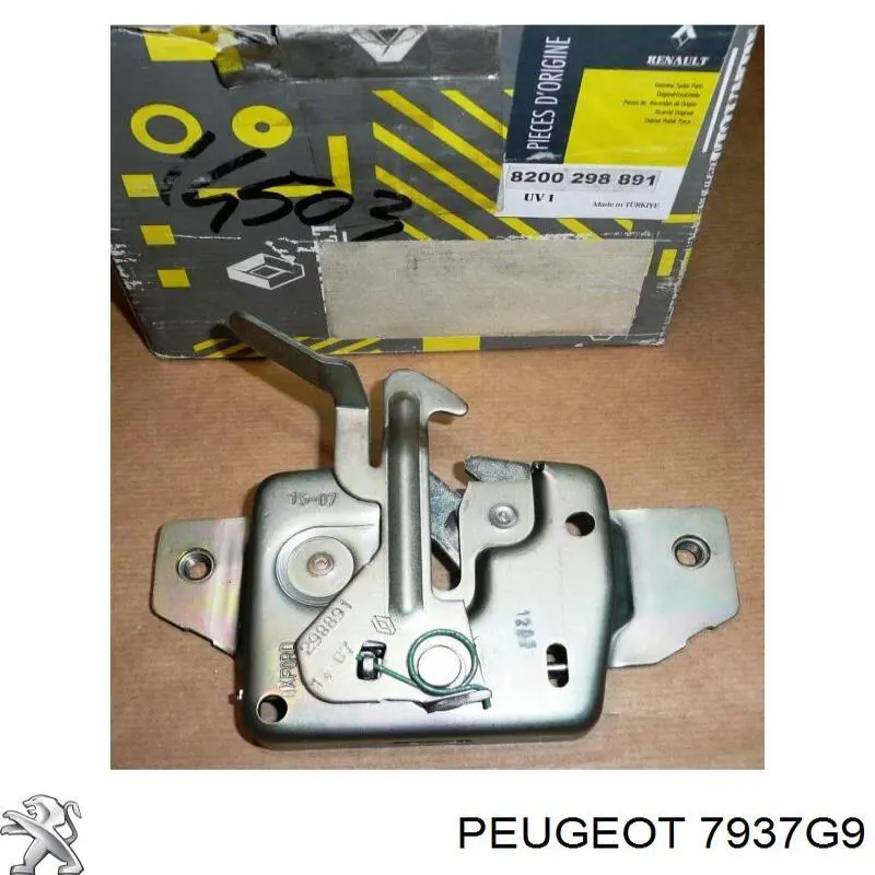 Comprar 7937G9 Peugeot/Citroen Cable de capó del motor