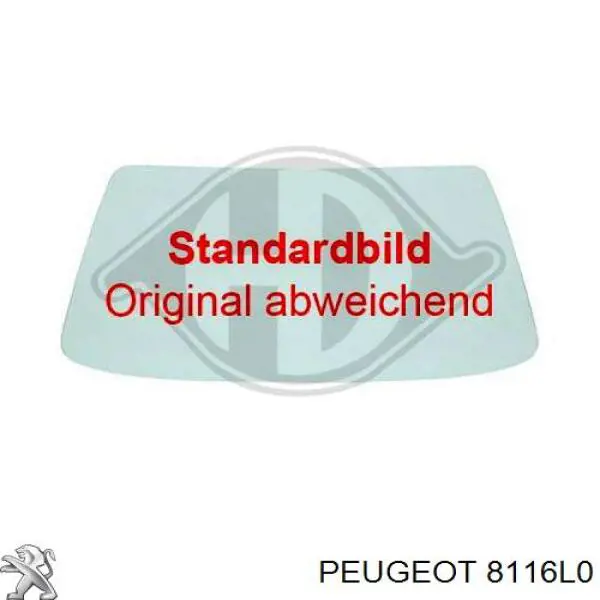 Cristal parabrisas Peugeot/Citroen 8116L0 precio, desde 109,87 EUR
