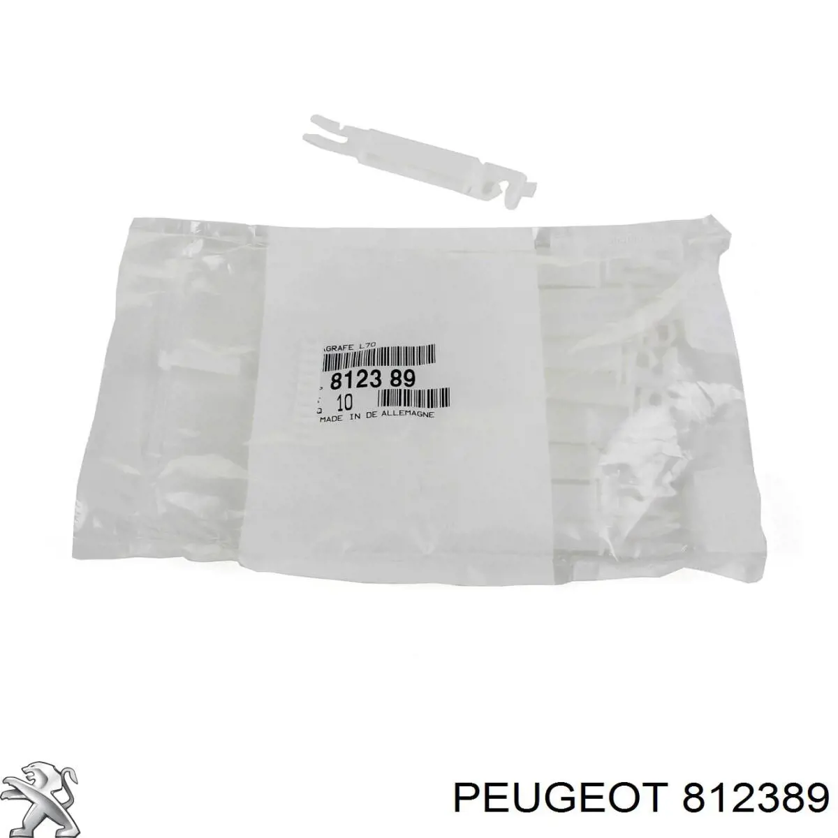 Clips de fijación de moldura de parabrisas para Peugeot 407 (6D)