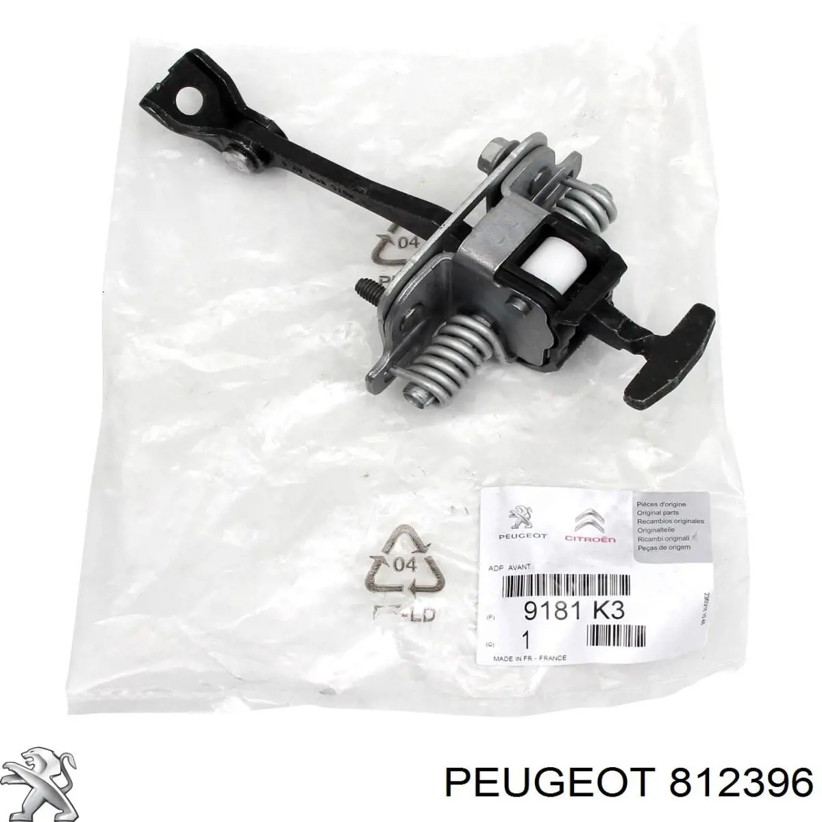 Clip de fijación de moldura de puerta Peugeot/Citroen 812396 precio, desde 0,98 EUR