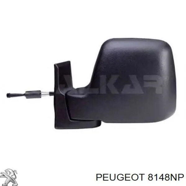 8148NP Peugeot/Citroen Espejo retrovisor izquierdo