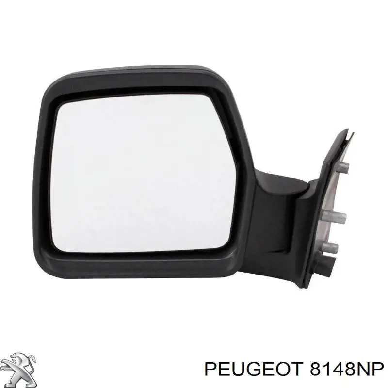 Espejo de retrovisor izquierdo 8148NP Peugeot/Citroen
