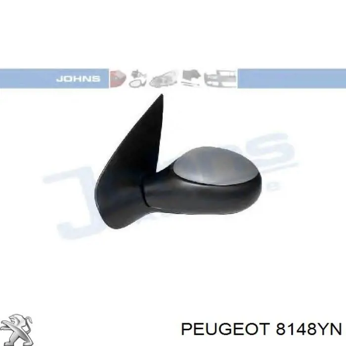 Comprar PG0097314P Prasco Espejo de retrovisor izquierdo