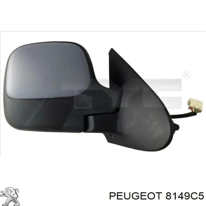 Cubierta de espejo retrovisor derecho Peugeot/Citroen 8149C5 precio, desde 11,28 EUR