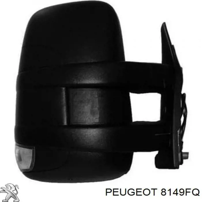 815355 Peugeot/Citroen espejo retrovisor derecho