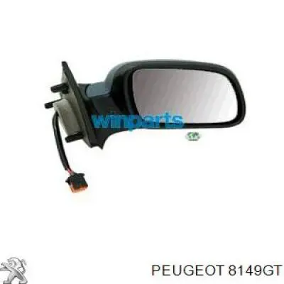 Comprar 8149GT Peugeot/Citroen Espejo de retrovisor derecho