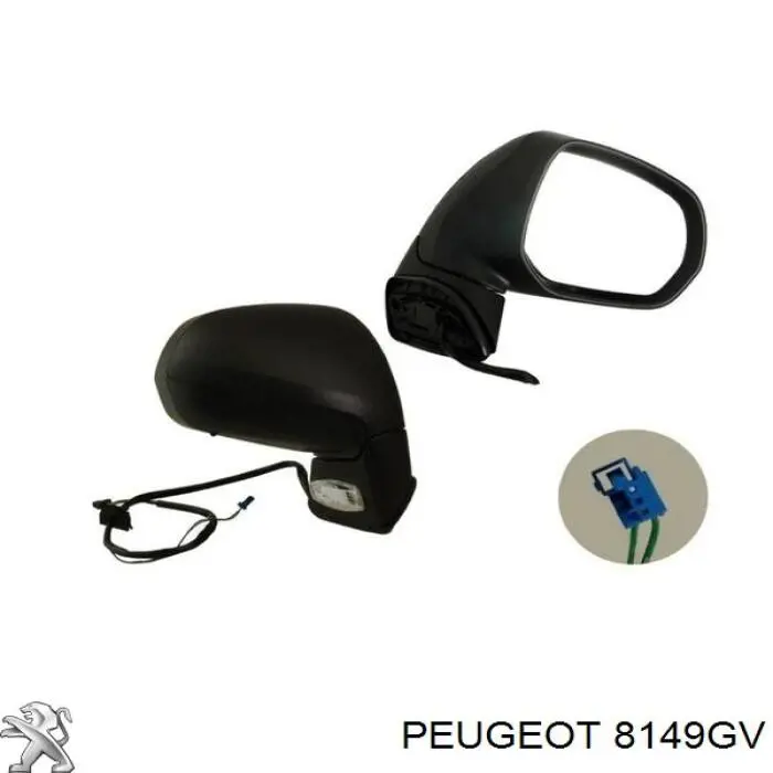 Comprar 8149GV Peugeot/Citroen Espejo de retrovisor izquierdo