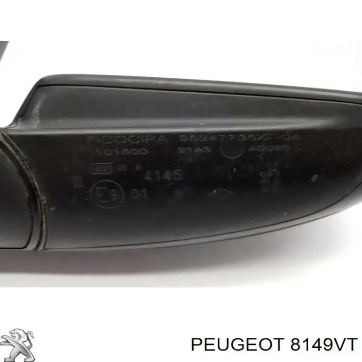 00008149VT Peugeot/Citroen espejo retrovisor derecho