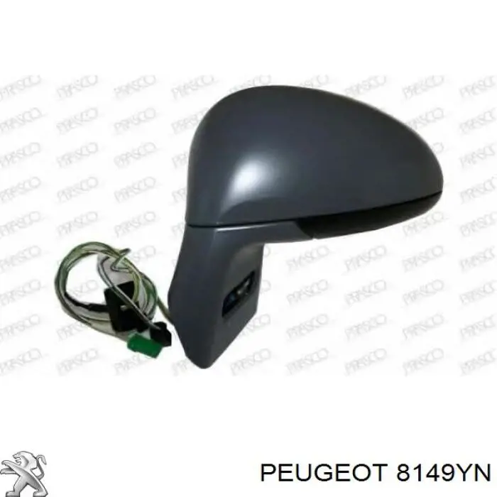 Espejo retrovisor derecho Peugeot/Citroen 8149YN precio, desde 54,00 EUR