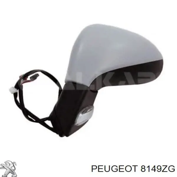 Espejo izquierdo Peugeot/Citroen 8149ZG precio, desde 69,42 EUR