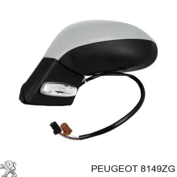 Comprar 8149ZG Peugeot/Citroen Espejo de retrovisor izquierdo