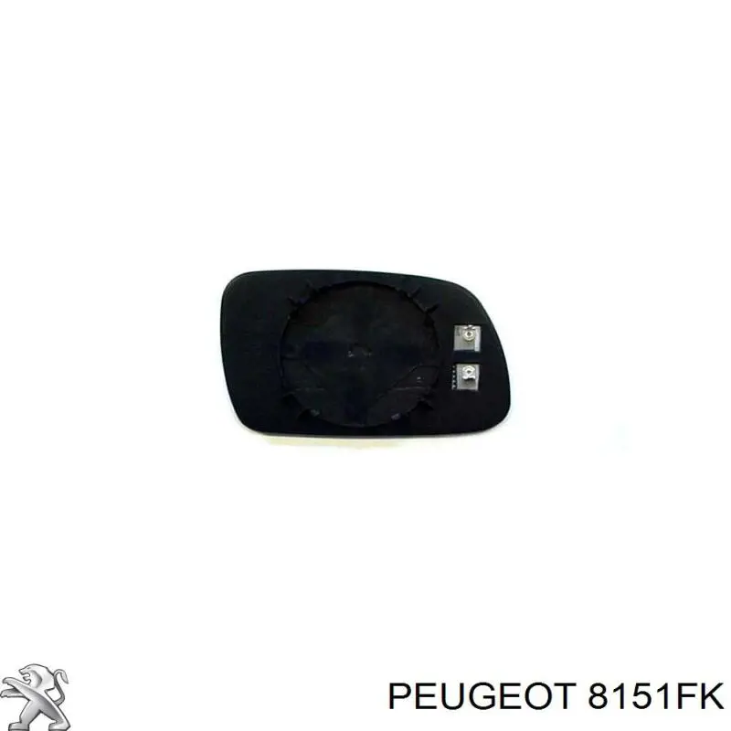 Cristal de espejo retrovisor exterior izquierdo 8151GX Peugeot/Citroen