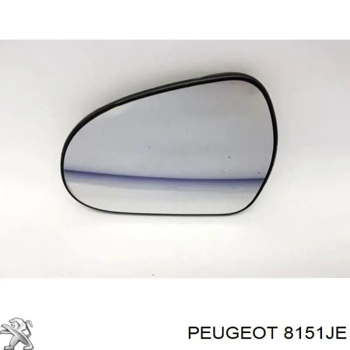 Cristal de Retrovisor Exterior Izquierdo para Peugeot 207 (WA, WC)
