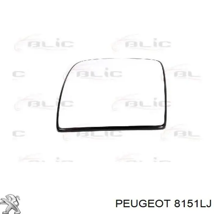Cristal de espejo retrovisor exterior izquierdo Peugeot/Citroen 8151LJ precio, desde 23,81 EUR