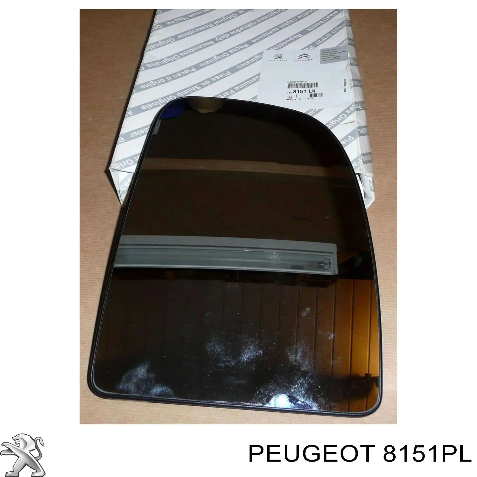 Comprar 8151PL Peugeot/Citroen Cristal de espejo retrovisor derecho