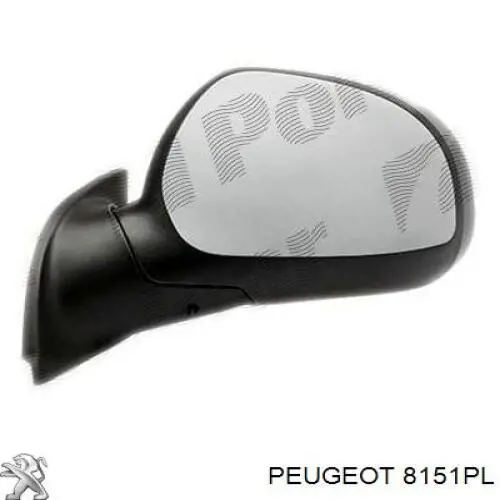 Cristal de espejo retrovisor derecho Peugeot/Citroen 8151PL precio, desde 18,77 EUR