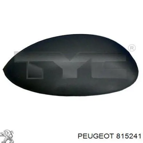 815241 Peugeot/Citroen cubierta de espejo retrovisor derecho