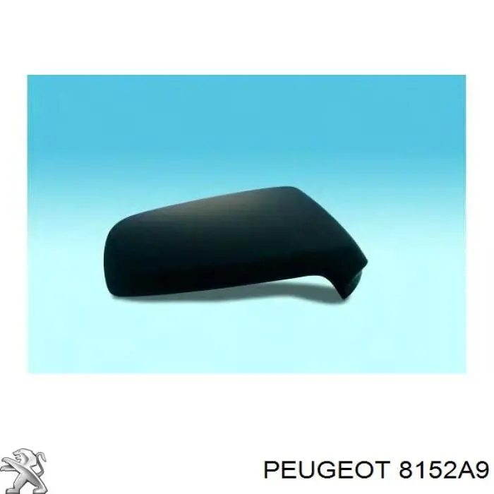 Cubierta De Espejo Retrovisor Derecho 8152A9 Peugeot/Citroen