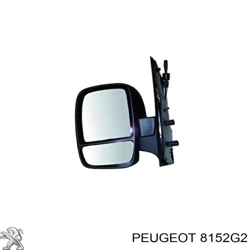 8152G2 Peugeot/Citroen superposicion(cubierta De Espejo Retrovisor Izquierdo)