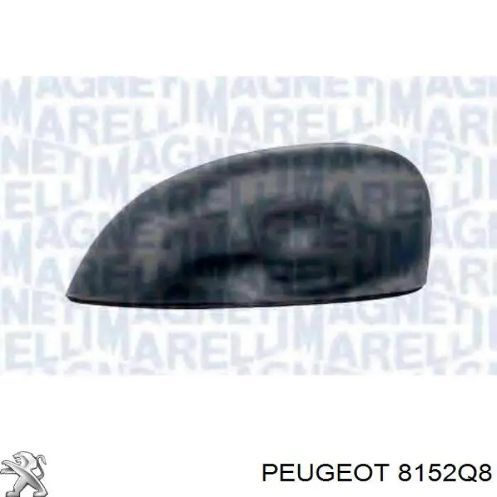 Cubierta del retrovisor del conductor para Peugeot 508 