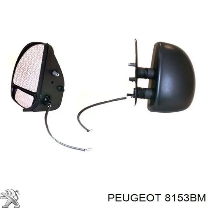 Espejo de retrovisor izquierdo 5702516E Polcar