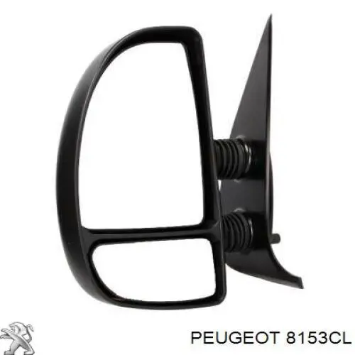 8153CL Peugeot/Citroen espejo retrovisor izquierdo