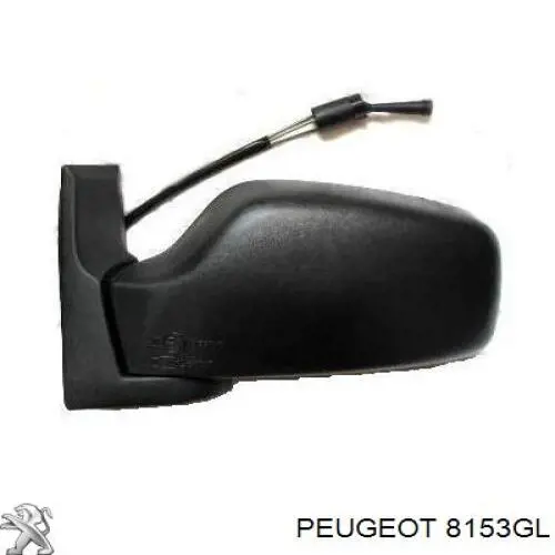8153GL Peugeot/Citroen espejo retrovisor izquierdo