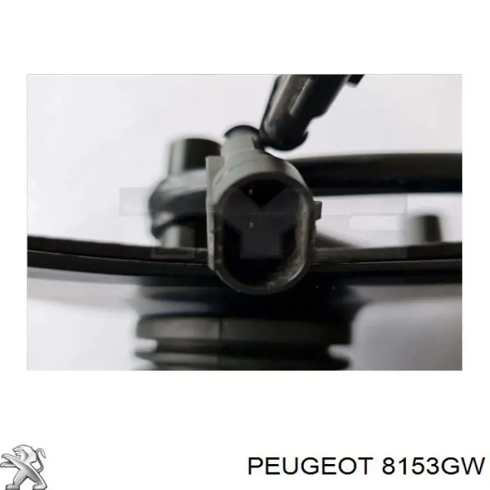 8153GW Peugeot/Citroen espejo retrovisor izquierdo