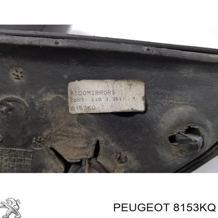 8153KQ Peugeot/Citroen espejo retrovisor izquierdo