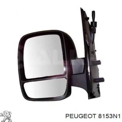8153N1 Peugeot/Citroen espejo retrovisor izquierdo