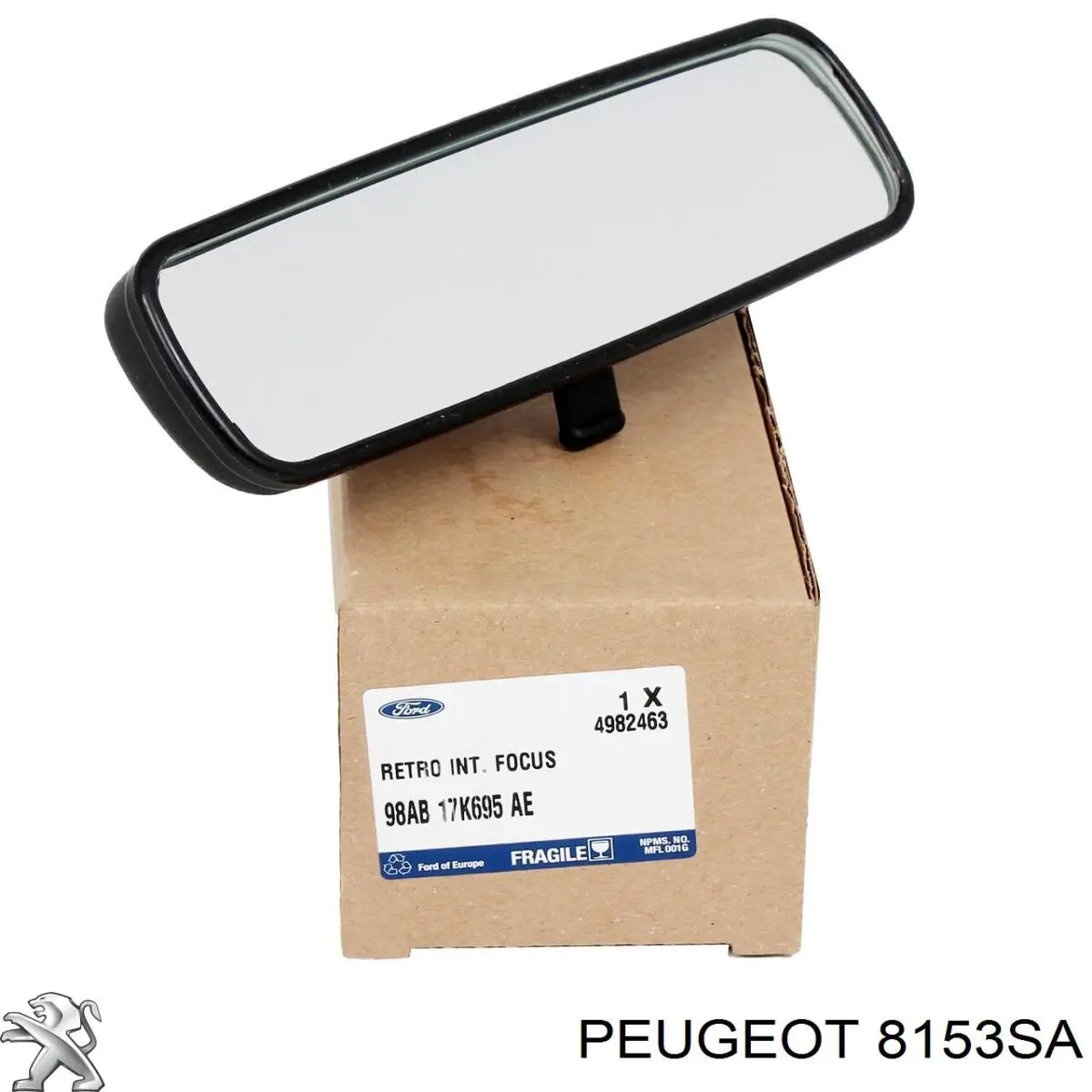 Comprar 8153SA Peugeot/Citroen Espejo interior