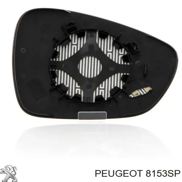 8153SP Peugeot/Citroen espejo retrovisor izquierdo