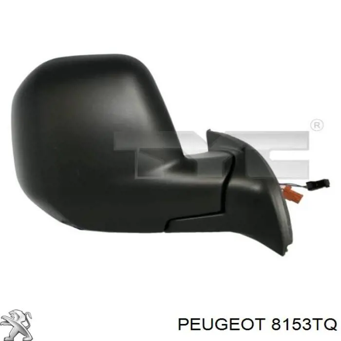8153TQ Peugeot/Citroen espejo retrovisor derecho