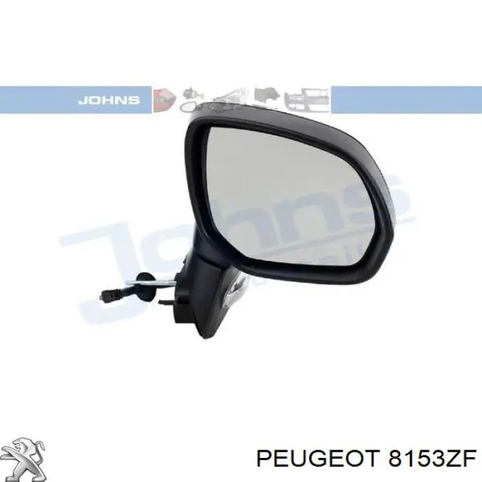 Espejo retrovisor derecho Peugeot/Citroen 8153ZF precio, desde 115,48 EUR