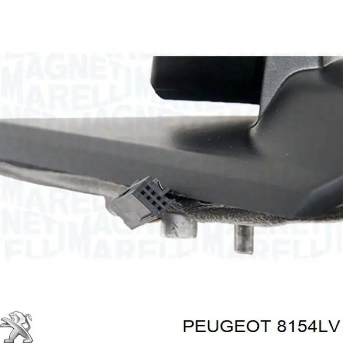 8154LV Peugeot/Citroen espejo retrovisor izquierdo