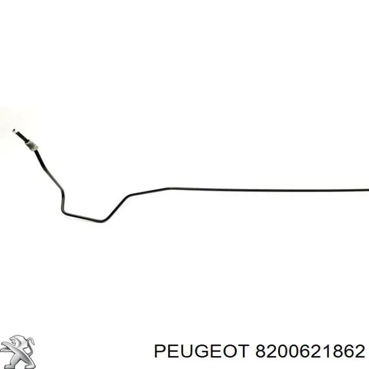 Tubo de freno trasero izquierdo 8200001258 Renault (RVI)