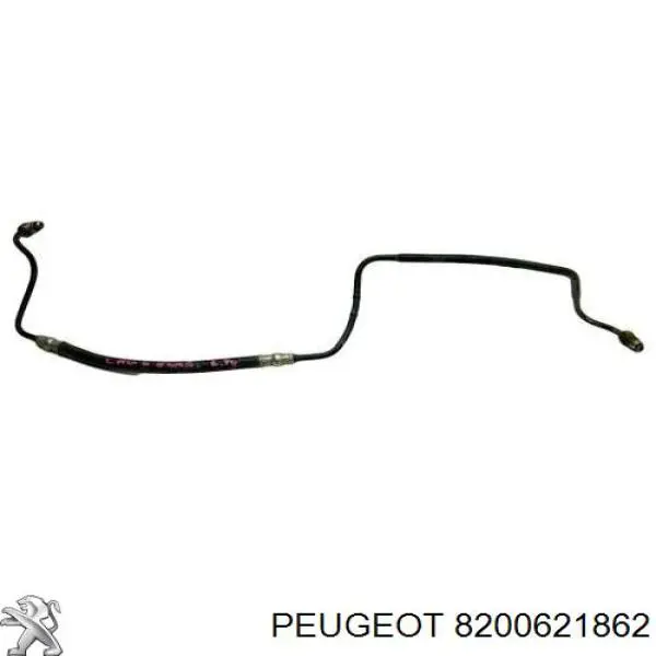 Tubo de freno trasero izquierdo Renault (RVI) 8200001258