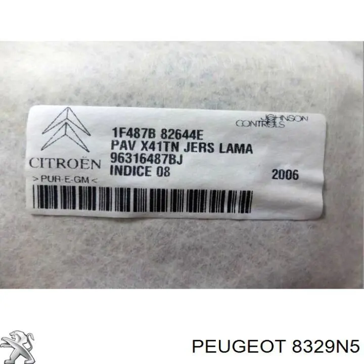 Guarnecido de techo Citroen C5 I hatchback (DC) (2001 - 2004) precio, desde 63,52 EUR