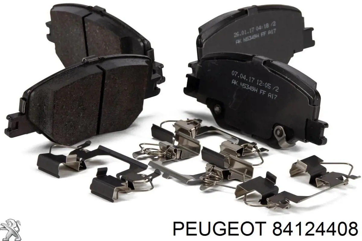 Pastillas de freno 84124408 Peugeot/Citroen