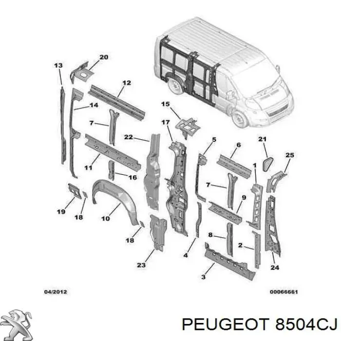 8504CJ Peugeot/Citroen