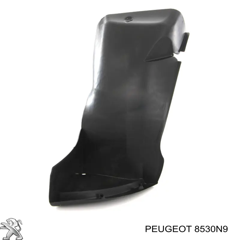 Guardabarros interior, aleta trasera, derecho trasero para Peugeot 206 (T3E)