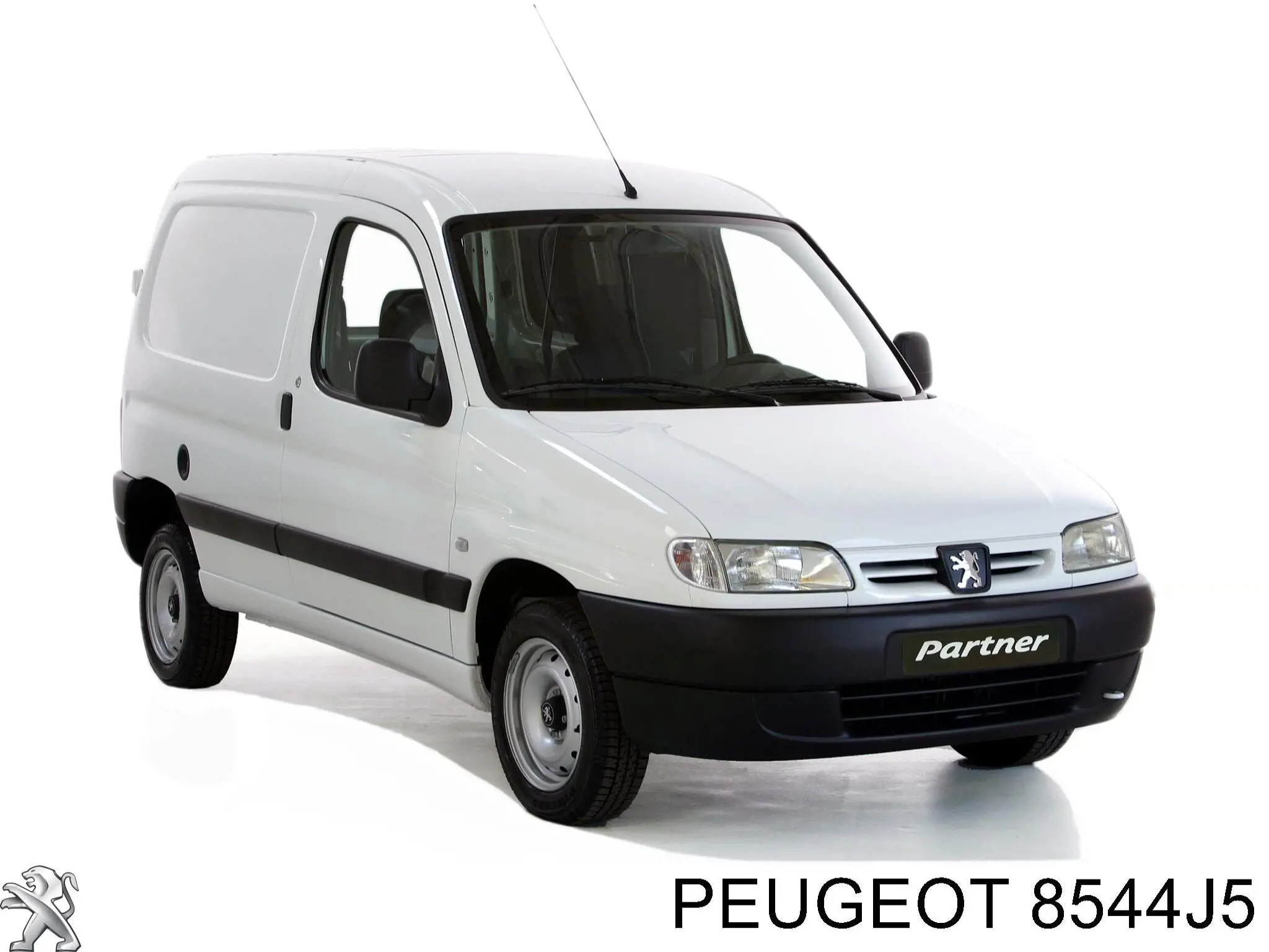 8544J5 Peugeot/Citroen listón embellecedor/protector, guardabarros delantero derecho